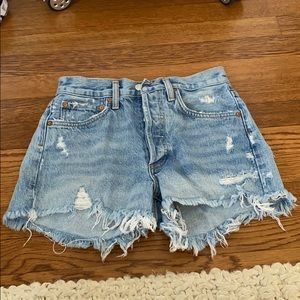 AGOLDE Parker high waisted shorts
